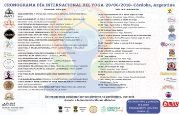 Celebrations of International Day of Yoga 2018 in Cordoba, Argentina